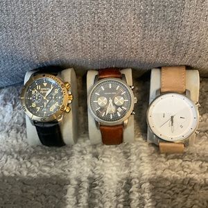 Designer watches. Invicta. Michael Kors, and MVMT.